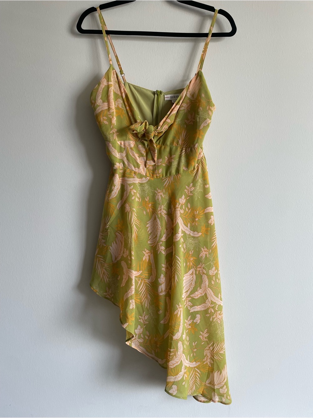 Guess Romper Dress Green Pink Coconut Core Tropical Summer Zara Larsson S
